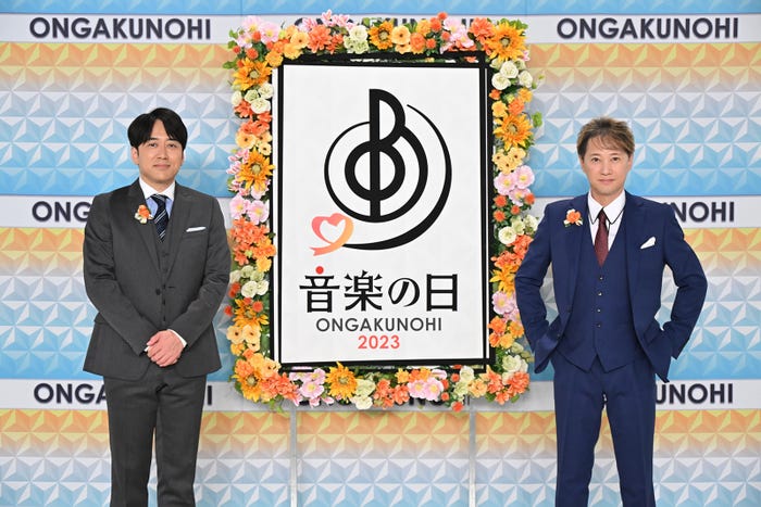 13年目の総合司会を務める中居正広&安住紳一郎アナウンサー(C)TBS