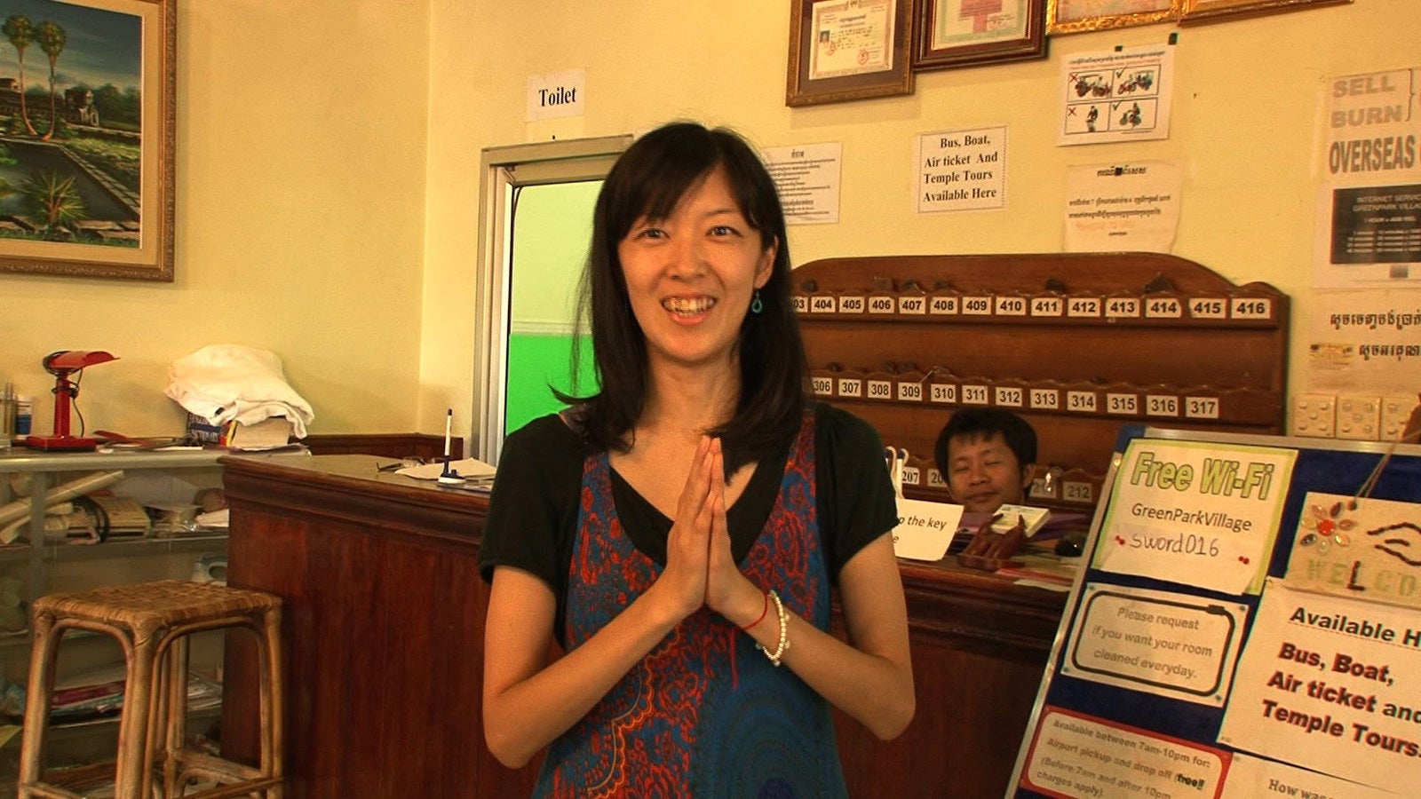 カンボジアの日本人妻・カナコさん／画像提供：毎日放送