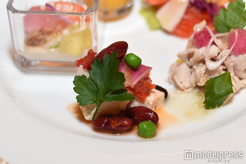 チキンと彩り野菜のマリネ ビーンズサルサ（C）モデルプレス