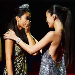 2010 ミス・ユニバース・ジャパンの板井麻衣子からの言葉に涙ぐむ神山まりあさん