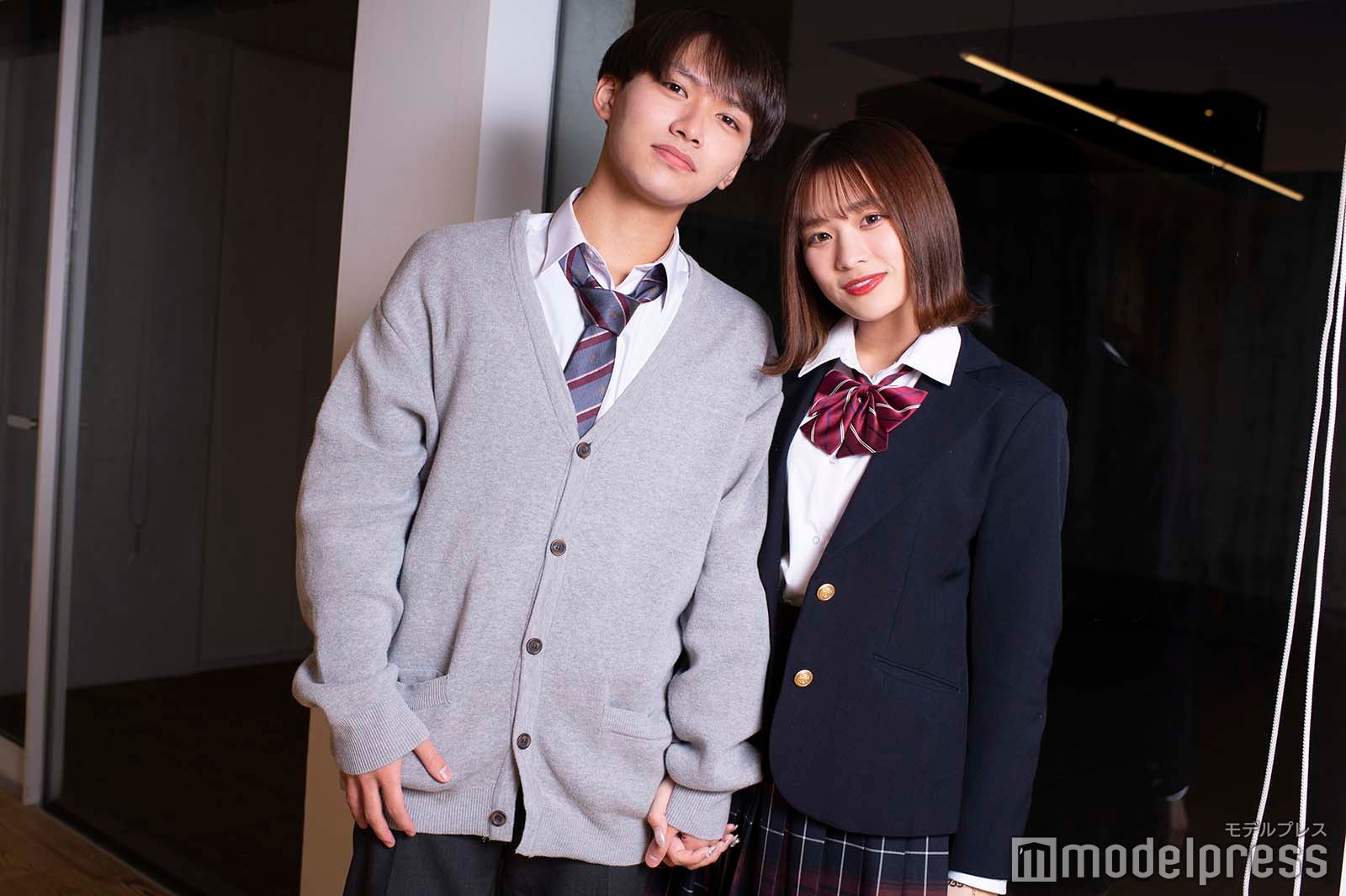 中里真哉斗、上ノ堀結愛 （C）モデルプレス