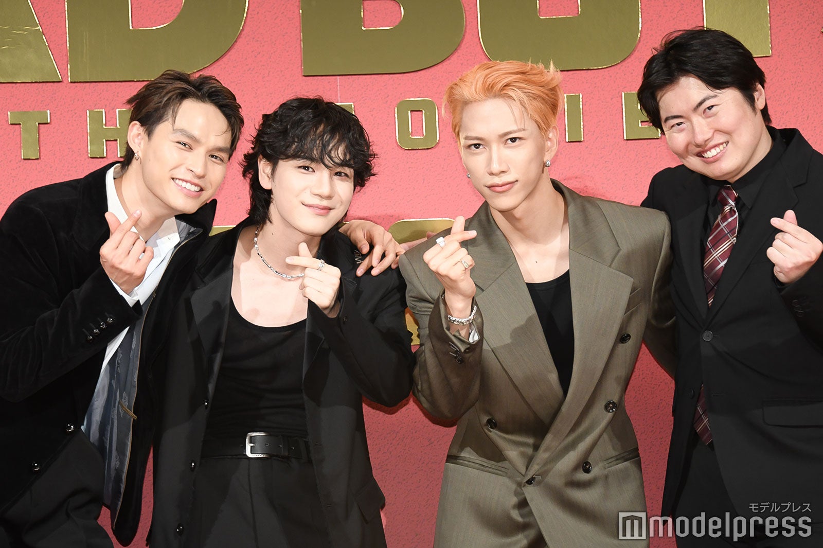 兵頭功海、豆原一成、池崎理人、西川達郎監督（C）モデルプレス