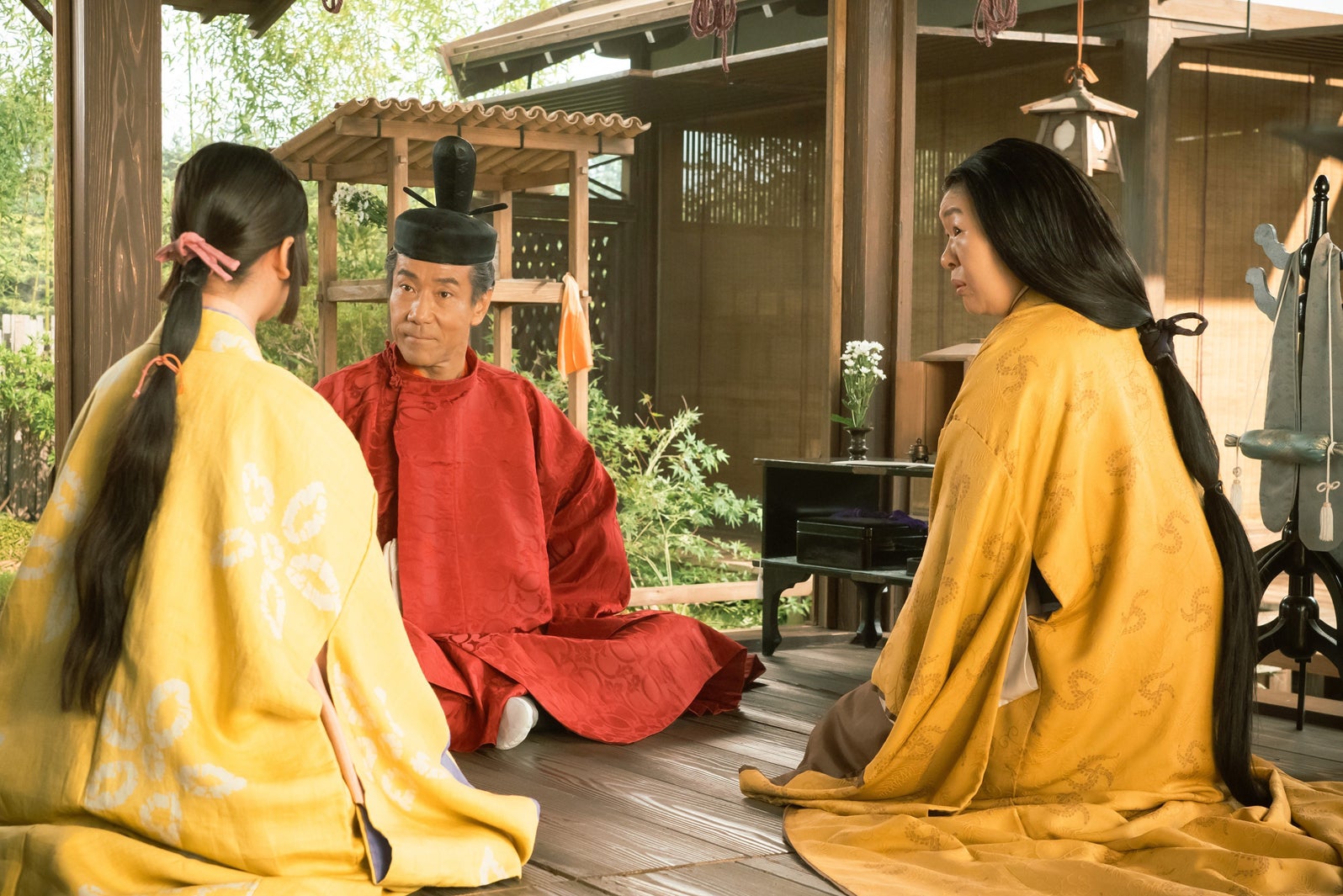 梨里花、岸谷五朗、信川清順「光る君へ」第38話（C）NHK