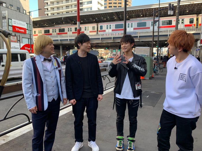 和牛、岩谷翔吾、浦川翔平『ギュッとミュージック』(C)カンテレ