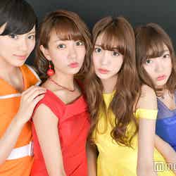 左から：小林れい、荻野可鈴、志田友美、京佳 （C）モデルプレス
