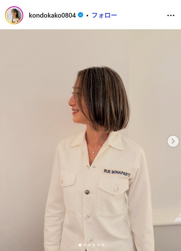 近藤夏子Instagramより