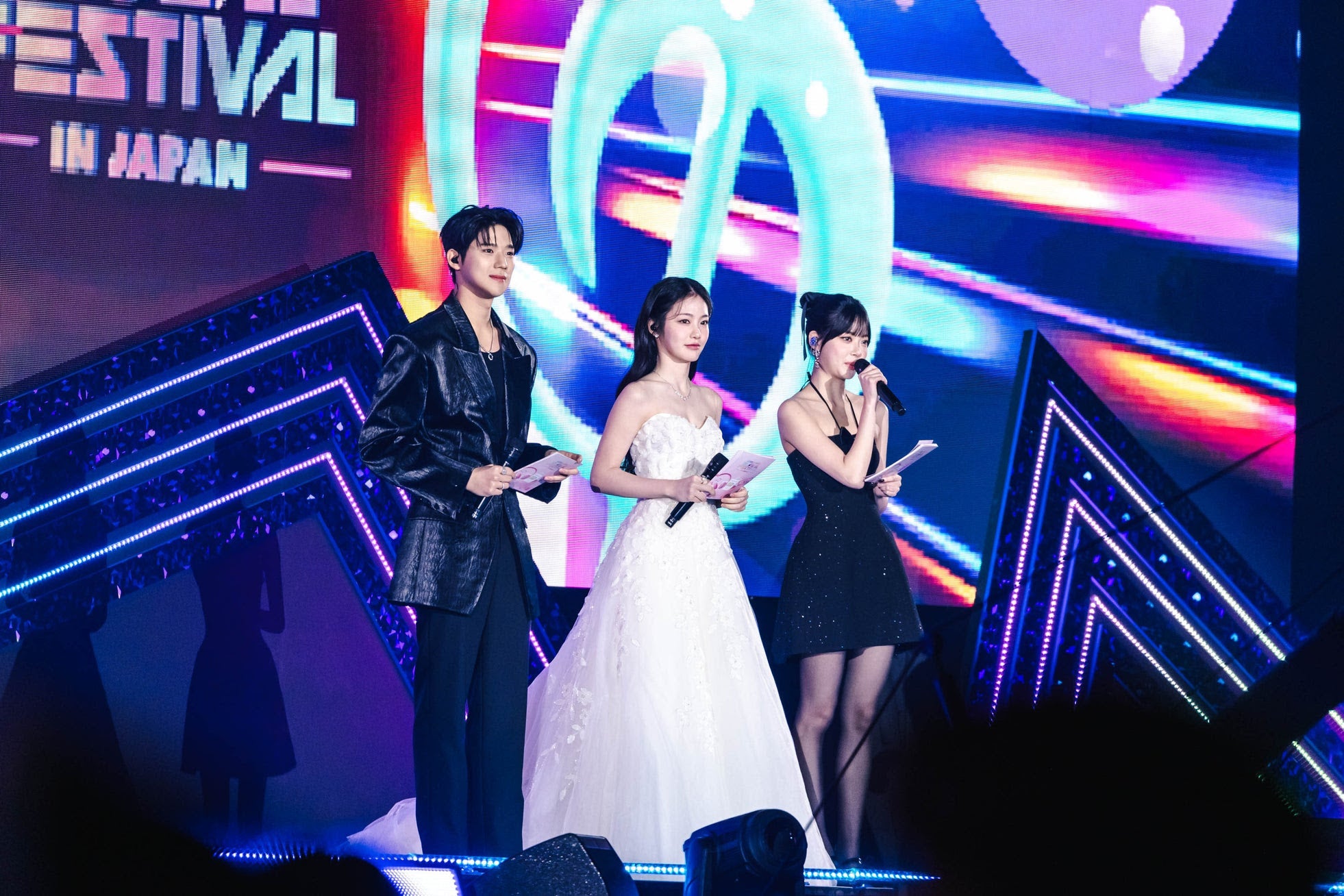 ムン・サンミン、シン・イェウン、ホン・ウンチェ「2024 MUSIC BANK GLOBAL FESTIVAL in JAPAN」（提供写真）