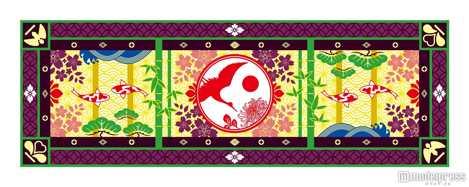 乃村工藝社・鈴木不二絵氏がデザインした2016年のフラワーカーペット（C）Fujie Suzuki（NOMURA Co．，Ltd．）