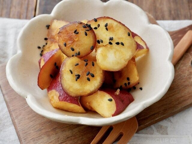 さつまいも　消費レシピ　揚げないほくほく大学芋のレシピ