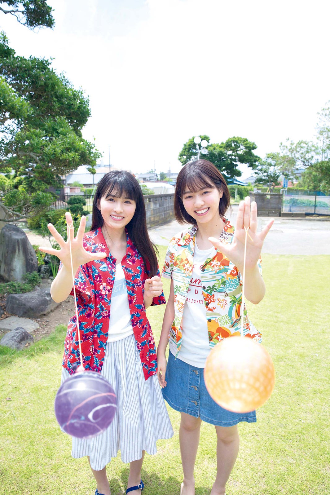 乃木坂46西野七瀬＆大園桃子の“夏休み” 浴衣・花火・かき氷…初の2 