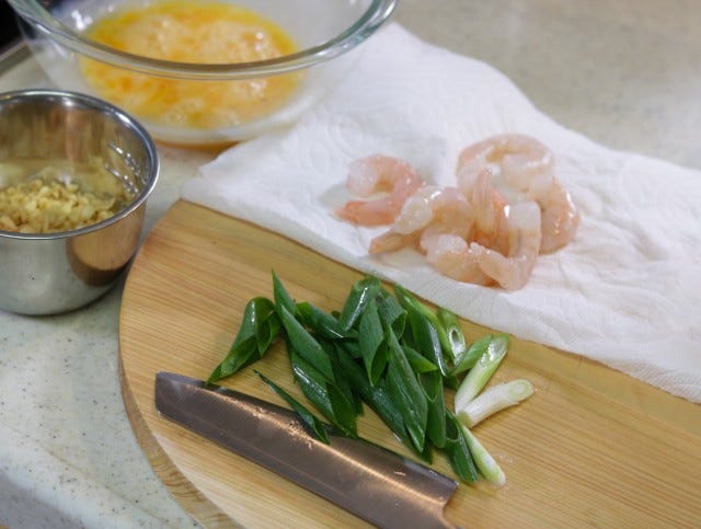 海老天丼切り方