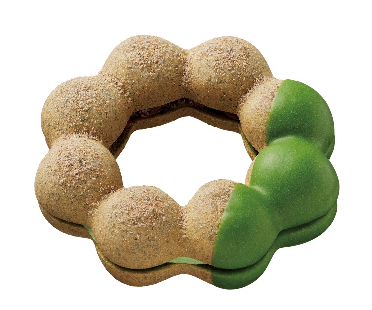 ポン・デ・濃い抹茶ホイップ あずき／画像提供：ダスキン