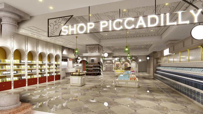 ショップ・ピカデリー 完成イメージ／画像提供：石屋製菓