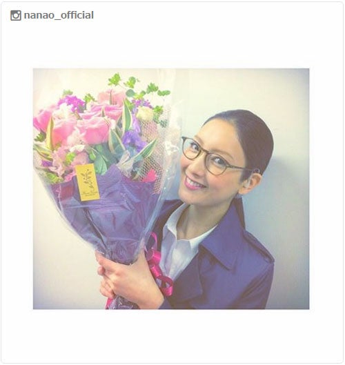 “眼鏡っ子”菜々緒「ファンタスティックな1クール」オールアップを報告