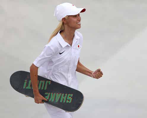 【東京五輪】スケボー女子8位の西村碧莉にエール殺到 金髪×白ウェアのスタイリングにも注目集まる