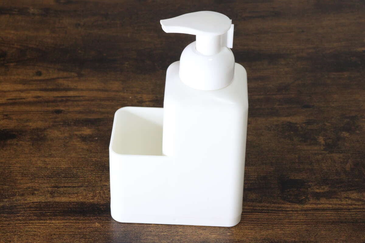 キッチンディスペンサー（スポンジホルダー付、WH）　パッケージ