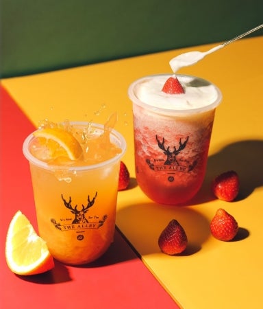 （左から）オレンジ ルル、ストロベリールル 各Mサイズ￥650（税別）／画像提供：ポトマック