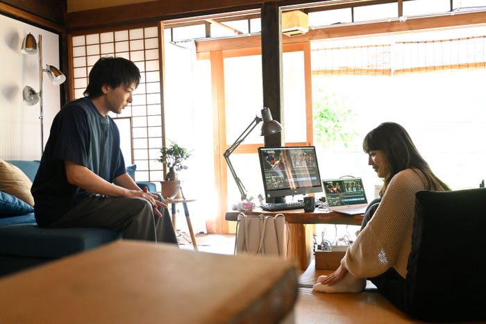 中村倫也、川口春奈「ハヤブサ消防団」第5話より(C)テレビ朝日