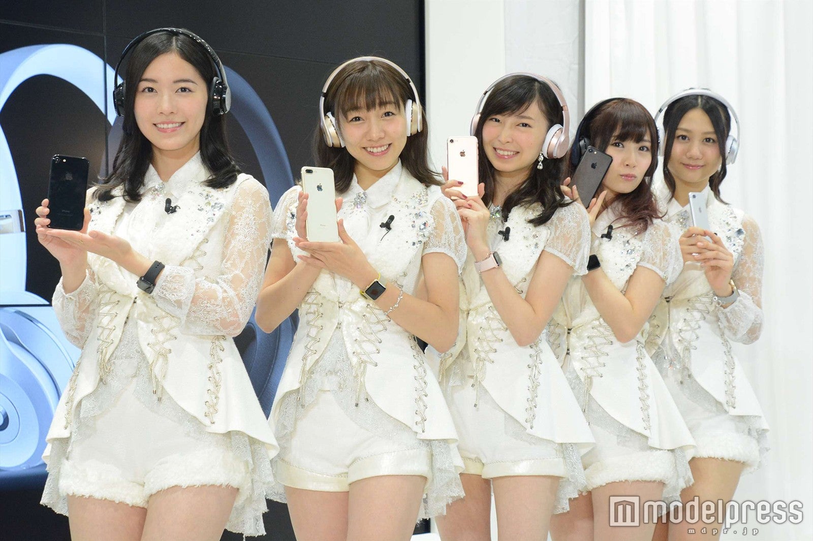 松井珠理奈、須田亜香里、大矢真那、高柳明音、古畑奈和 （C）モデルプレス