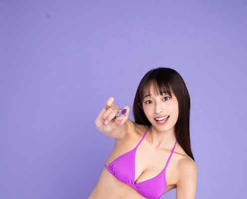 疾走クレヨン・真知田彩夢、メンカラビキニ姿で美ボディ披露