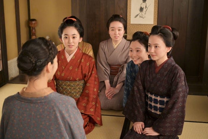 近藤華ら「風、薫る」第78話(C)NHK