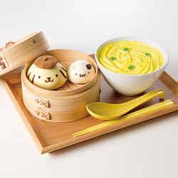 中華まんとポタージュラーメンの飲茶セット(横浜限定)1,390円(税抜)(C)1996, 2013,2018 SANRIO CO., LTD. APPROVAL NO.S584328