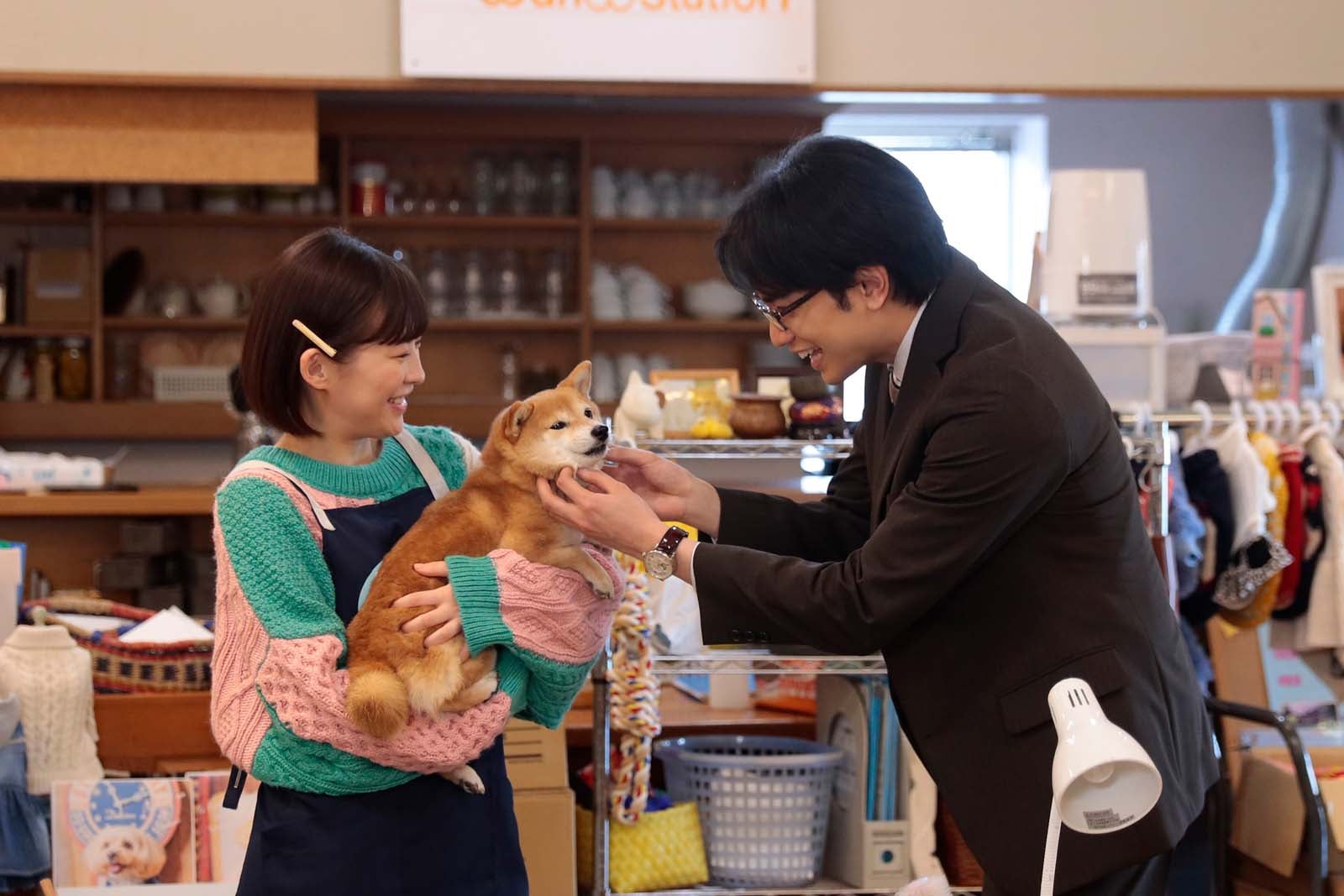 伊藤沙莉、中島健人「シッコウ！！～犬と私と執行官～」第6話より（C）テレビ朝日