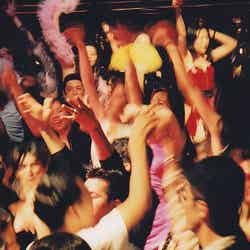 当時の店内の様子/画像提供:マハラジャ祇園