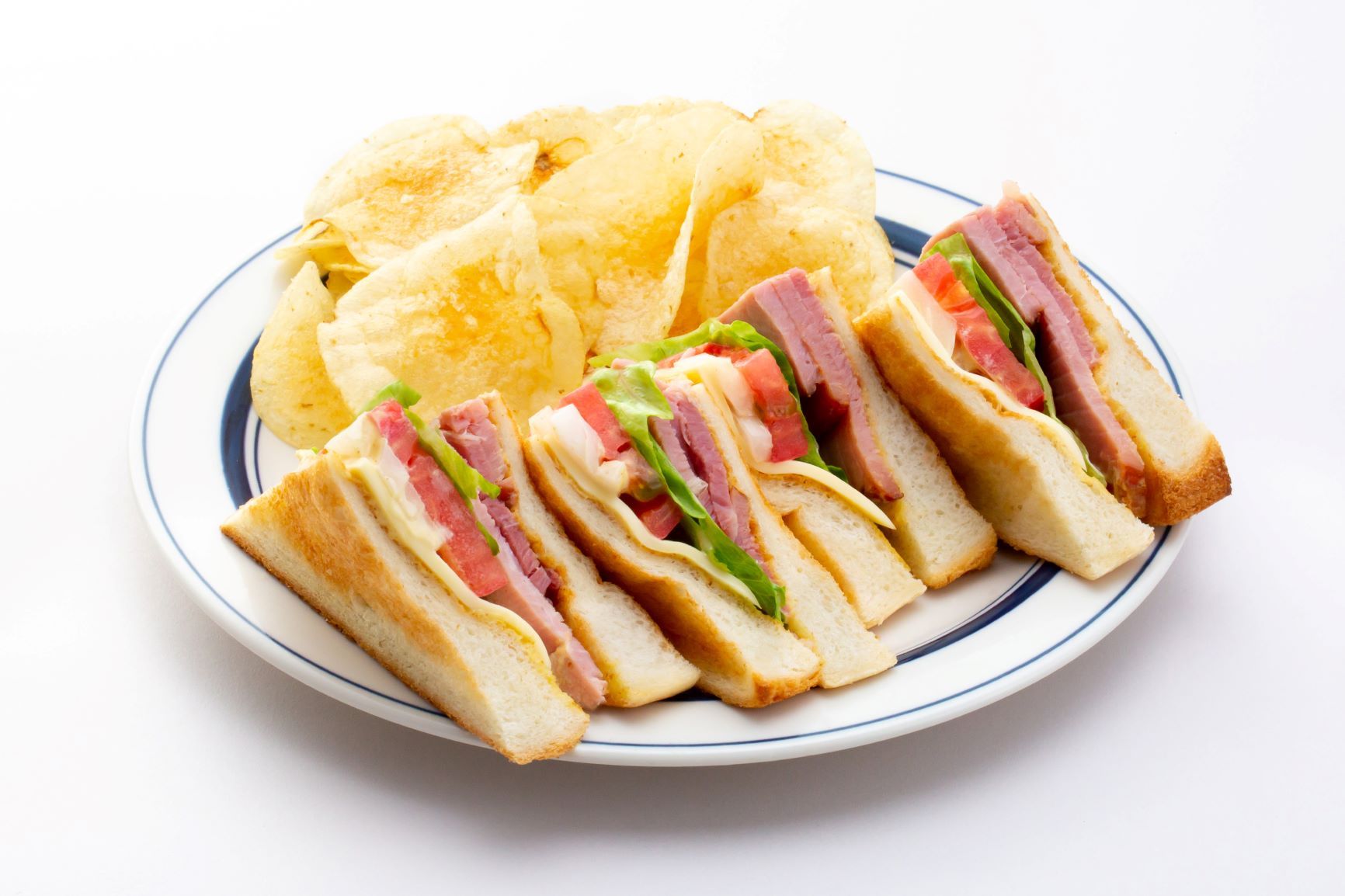 ハニーベイクド・ハム サンドイッチセットレギュラー1,180円（税抜）／画像提供：虎ノ門ハム