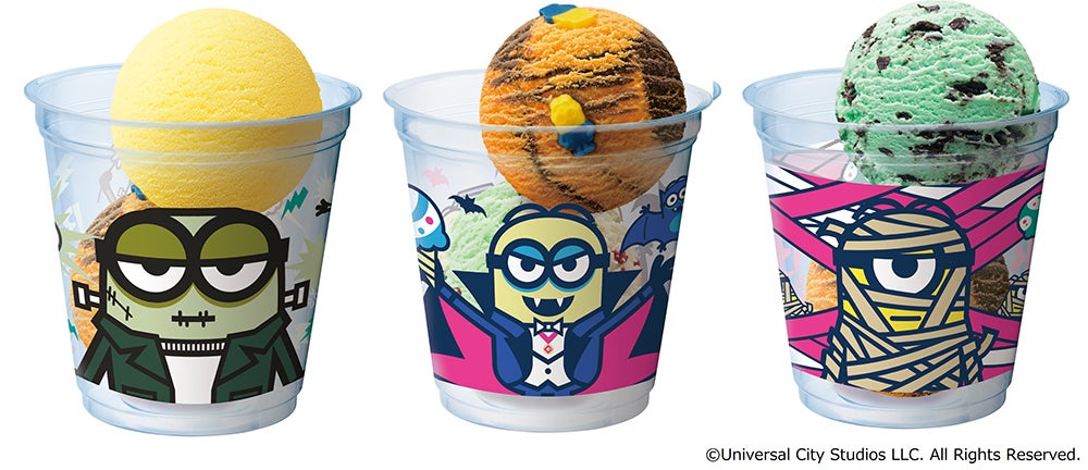 ダブルカップ “ミニオン”490円～710円（C）Universal City Studios LLC．All Rights Reserved．