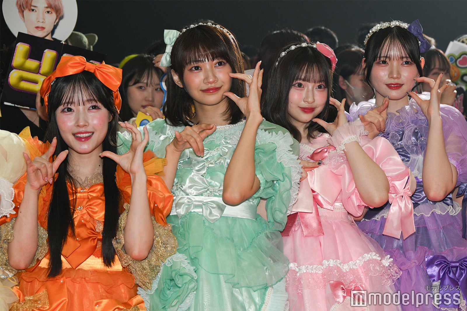 川本笑瑠、板倉可奈、桜庭遥花、真鍋凪咲（C）モデルプレス