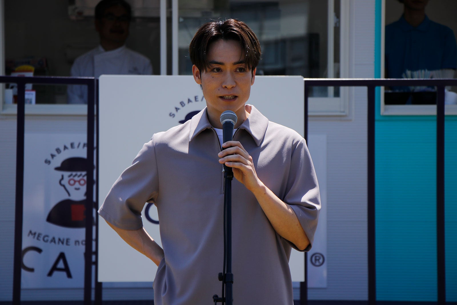 EXILE TETSUYA（C）「MEGANE no MACHI CAFE」produced by AMAZING COFFEEオープン記念トークイベント