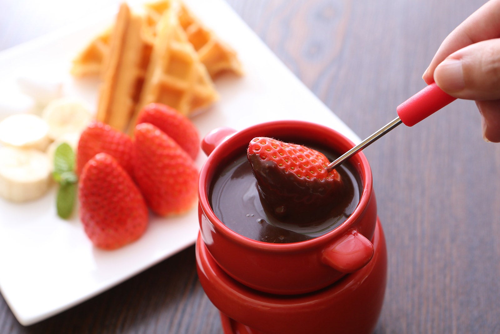 チョコフォンデュ／画像提供：美作農園