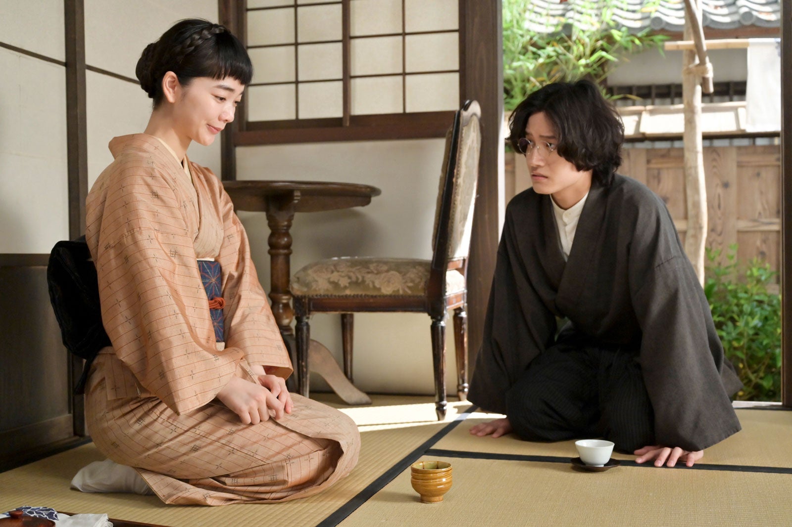 見上愛、佐野晶哉「風、薫る」第74話（C）NHK