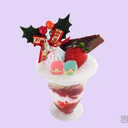 キキ＆ララのクリスマスパフェ700円（C）2015 SANRIO CO．，LTD．