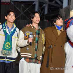 (右から)北村匠海、阿久根温世、竹野世梛(C)モデルプレス