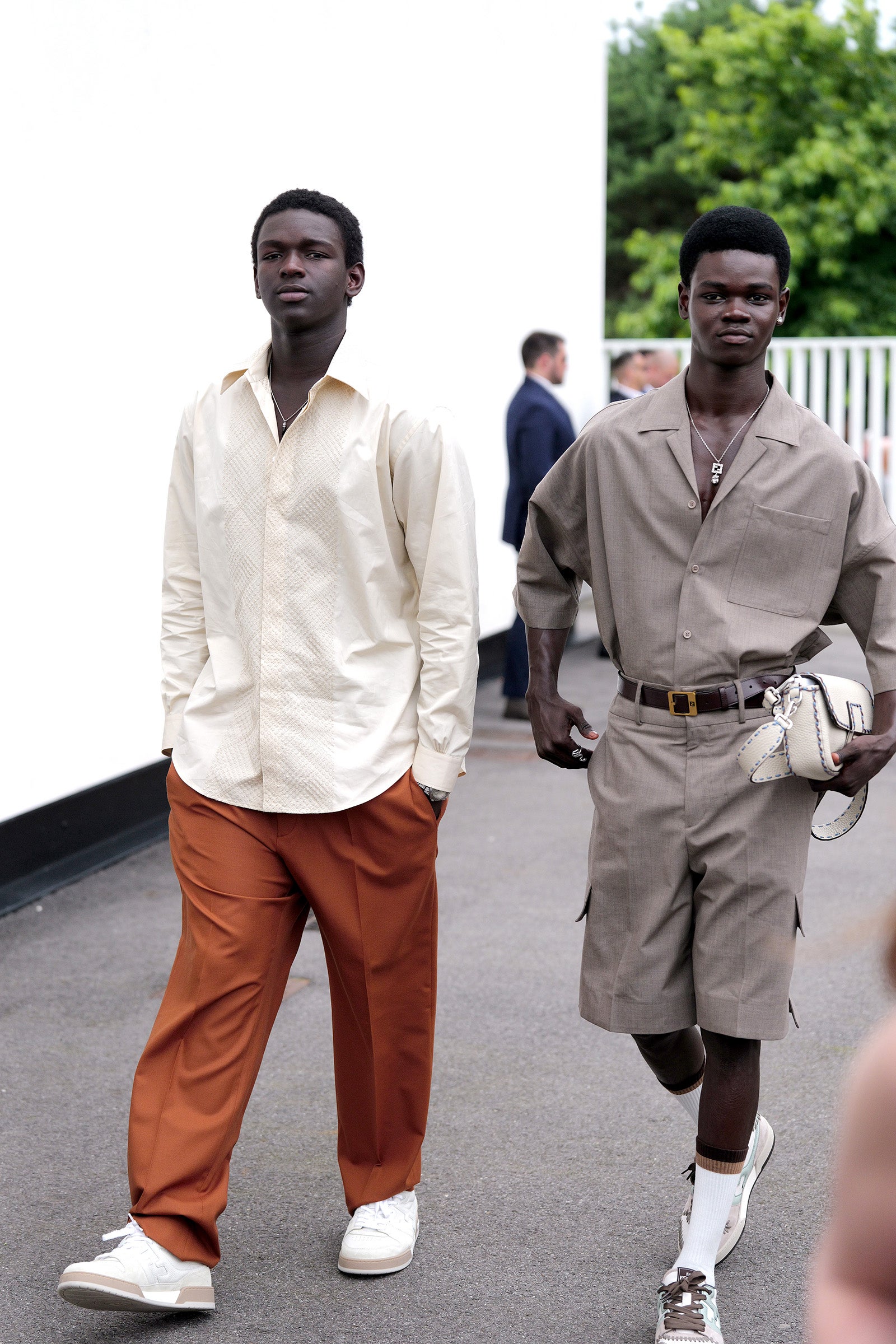 「フェンディ2025年春夏メンズコレクション」の様子（提供写真）