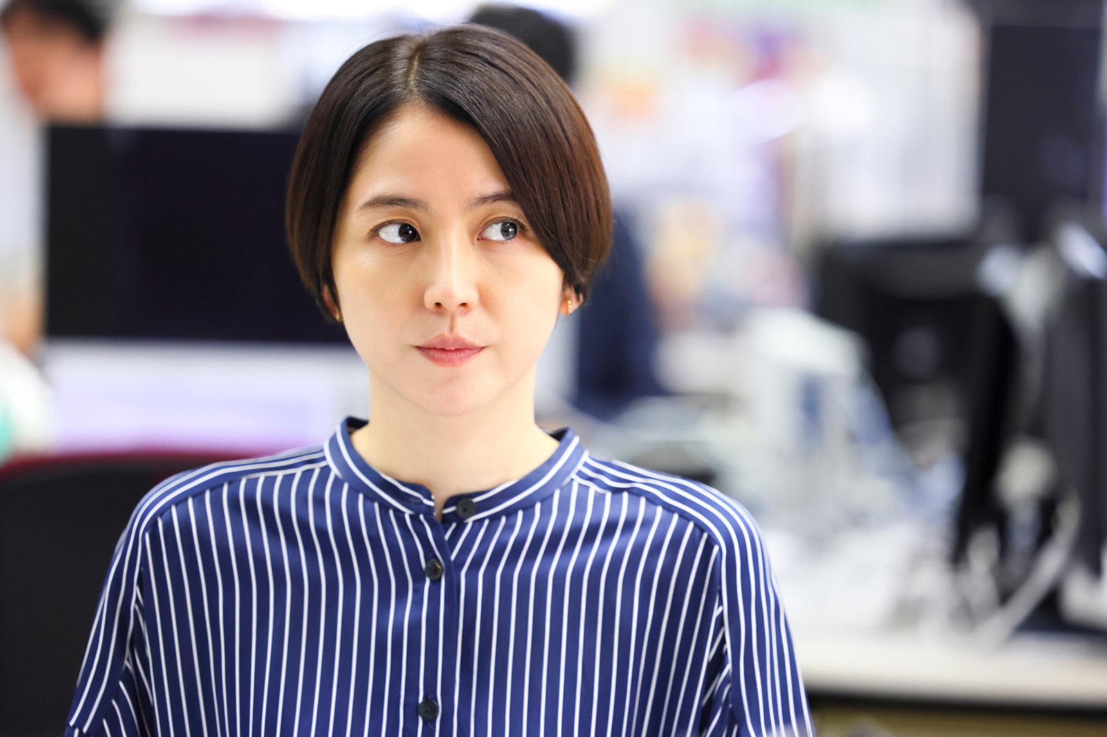 長澤まさみ／「エルピス―希望、あるいは災い―」第2話より（C）カンテレ