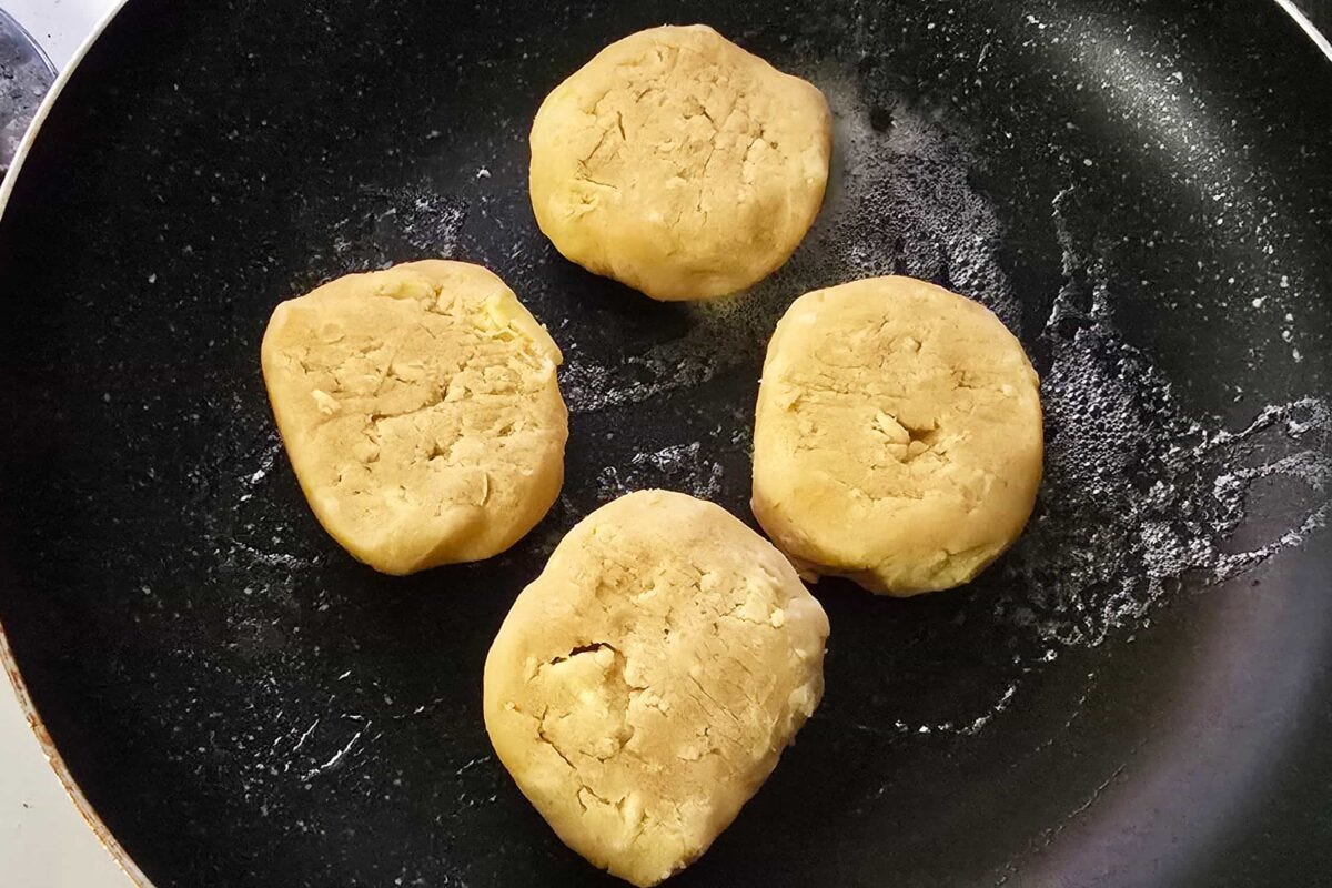 こんがりバター焼き芋・焼く