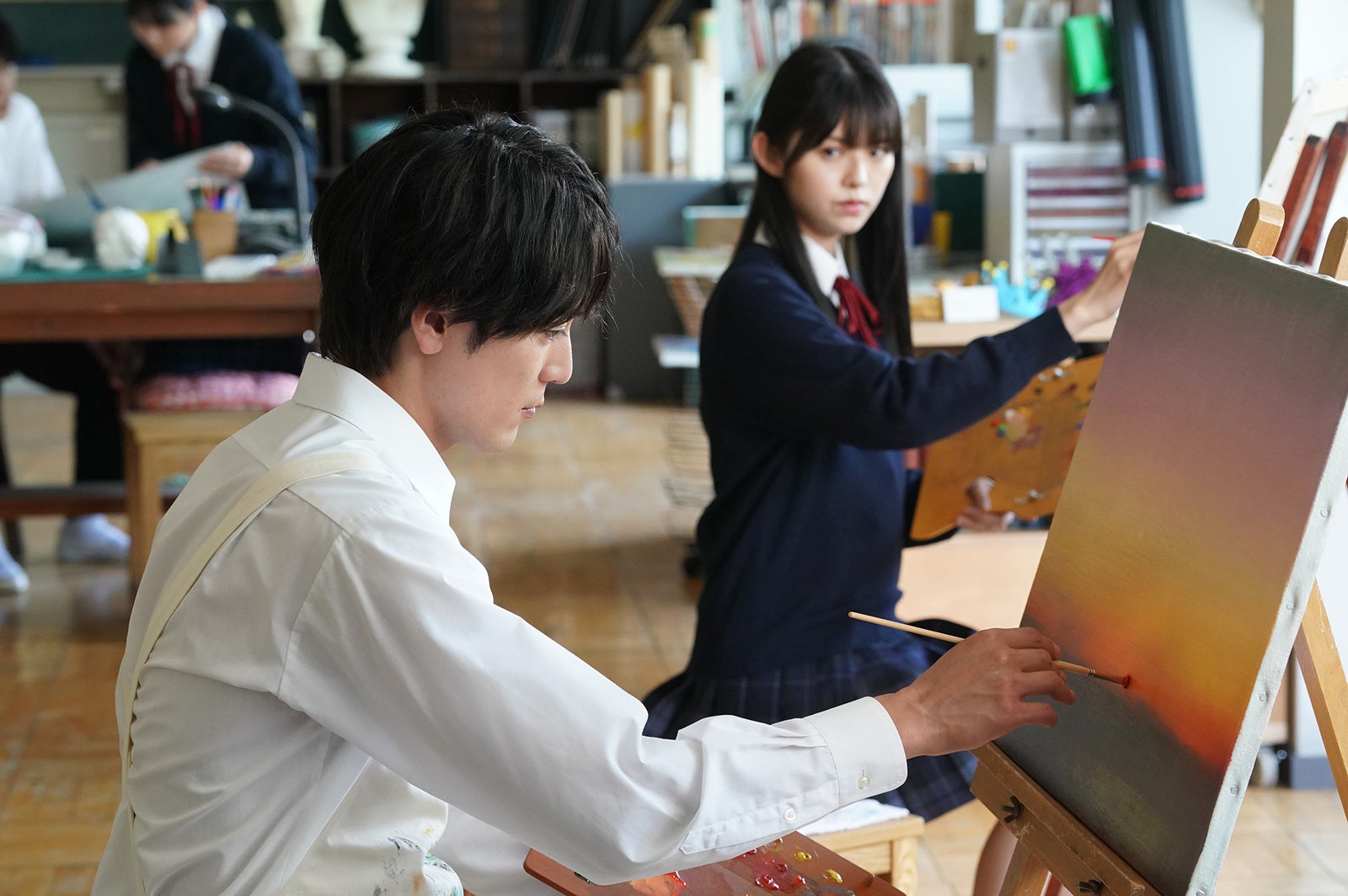 間宮祥太朗、鈴木ゆうか／「ナンバMG5」第7話より（C）フジテレビ