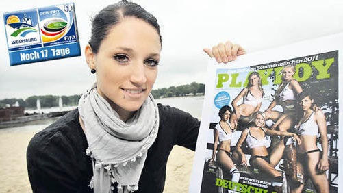 セリナ・ワーグナー(Selina Wagner) mit dem Cover des Playboy.(C) Photowerk [he]