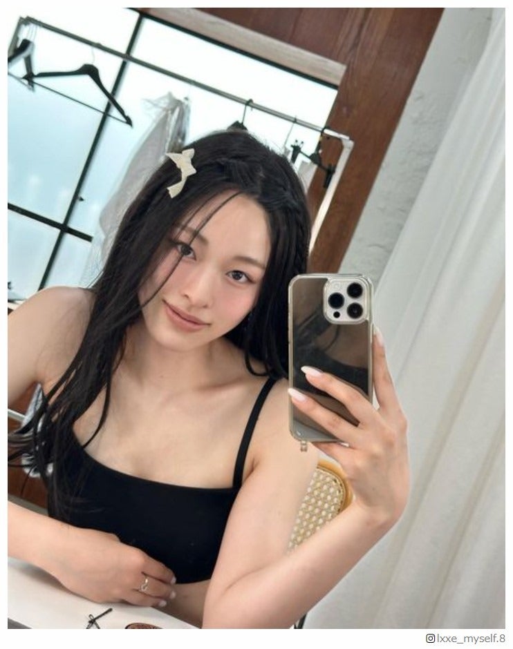 「オオカミちゃん」出演話題・“朝倉未来発掘の美女”美月、黒髪ロング姿披露「大人っぽい」「新鮮で可愛い」と話題