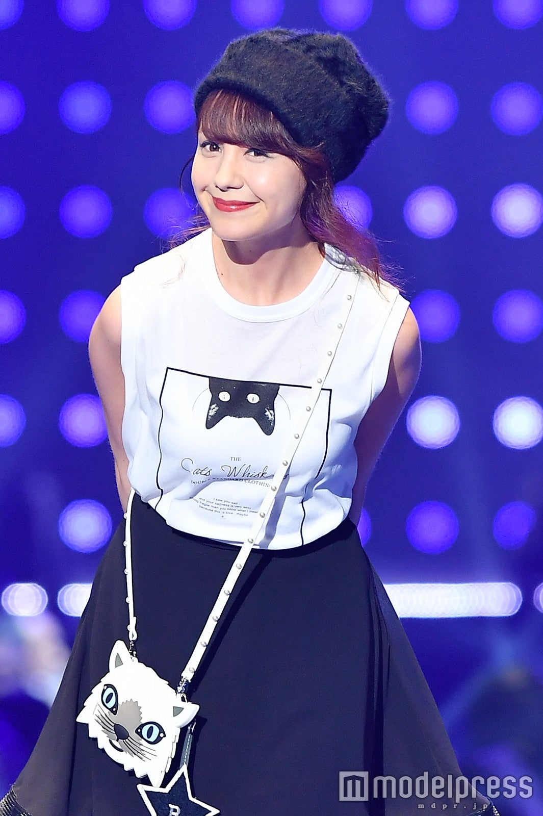 トリンドル玲奈“猫尽くし”コーデに「可愛い！」の声飛び交う＜TGC2016 A／W＞