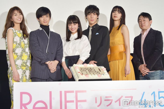 (左から)岡崎紗絵、千葉雄大、平祐奈、中川大志、池田エライザ、古澤健監督 (C)モデルプレス