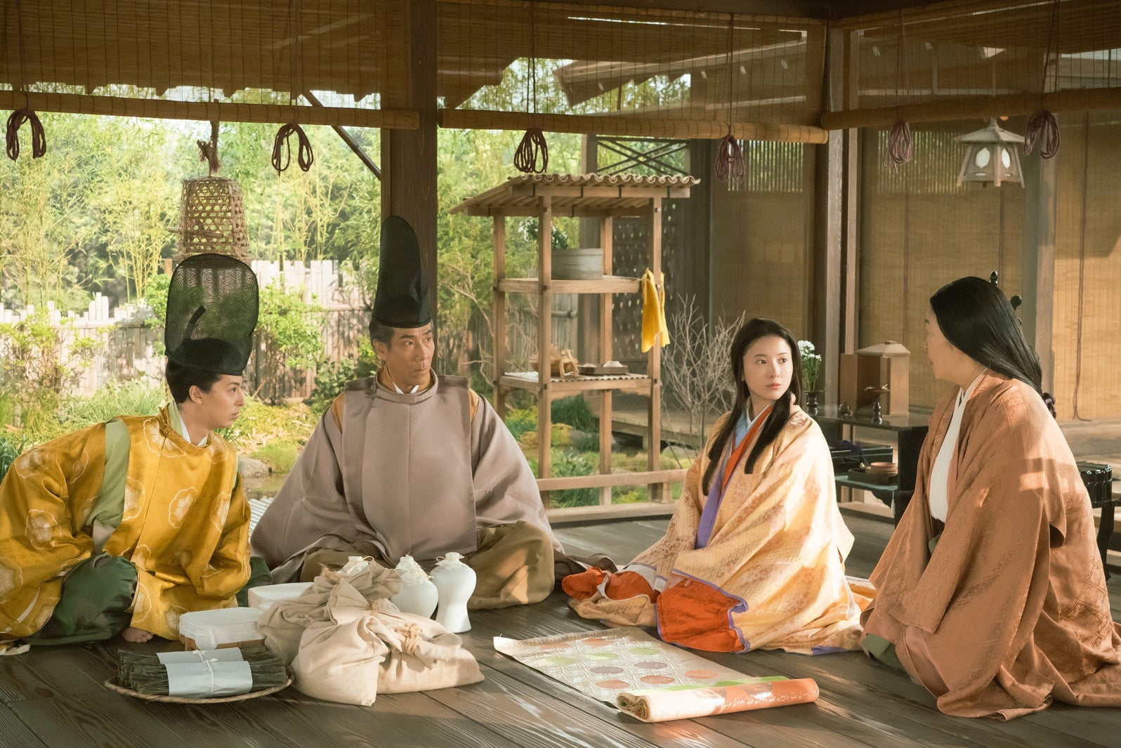 高杉真宙、岸谷五朗、吉高由里子、信川清順「光る君へ」第39話（C）NHK