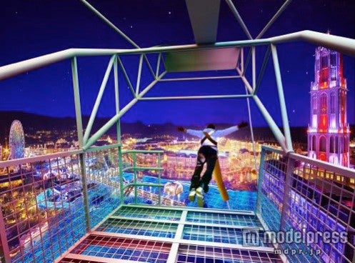 「光のバンジージャンプ」イメージ／画像提供：ハウステンボス