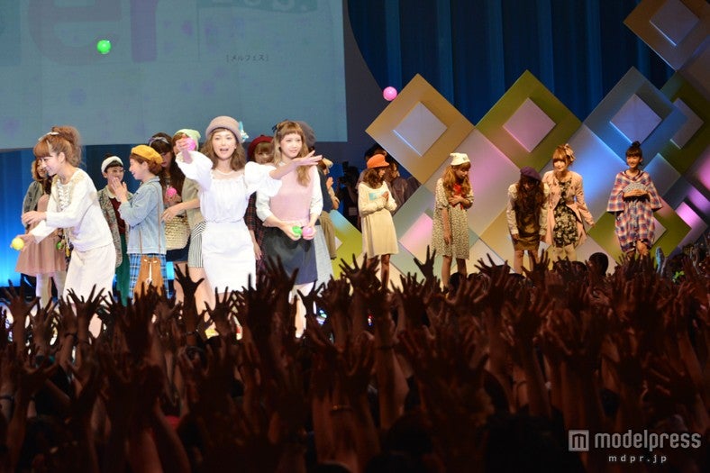 人気青文字系ファッション誌「mer」主催で行われた「mer fes」