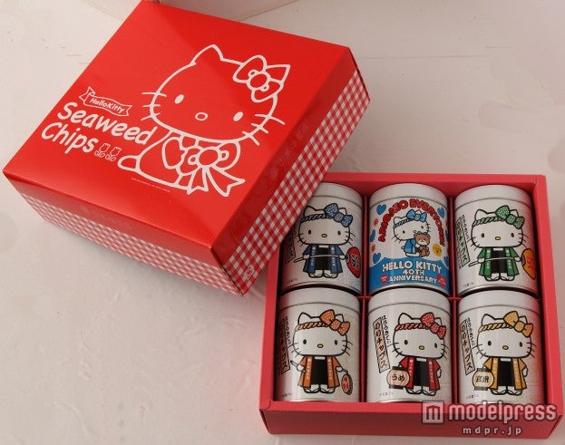 山本海苔店×はろうきてぃのりチップス／20g×6缶入り￥3,000（送料込）／「saita」1月号より／画像提供：セブン&アイ出版