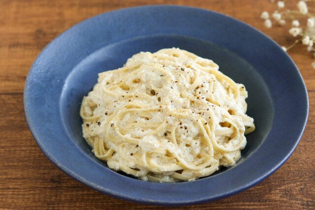 豆腐のスパゲッティ　完成
