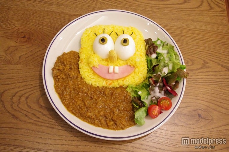 スポンジ・ボブのコラボカフェが可愛すぎる